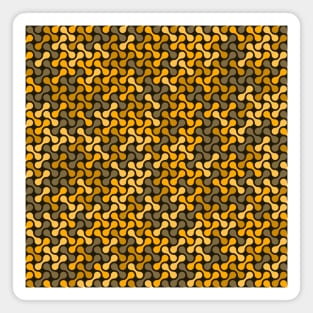 Metaballs Pattern (Gold) Magnet